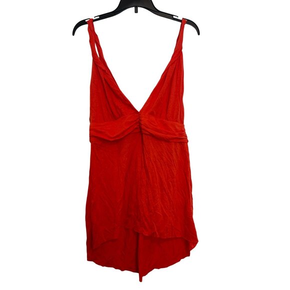 Tokyo Collection Virginie Womens Sleeveless top Size M Orange - Picture 4 of 5